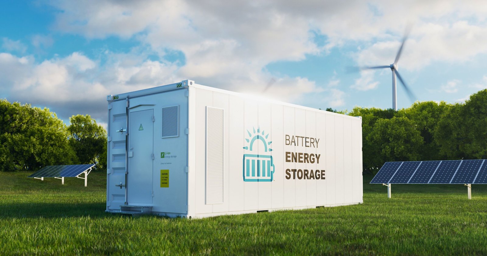 Solar battery backup storage